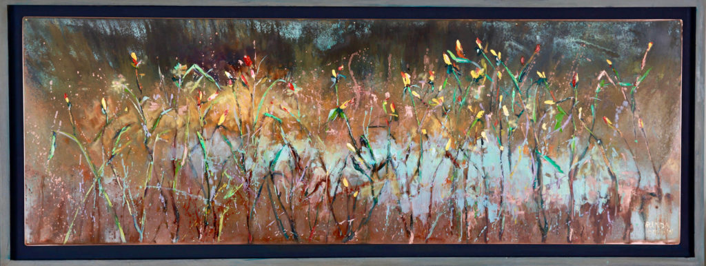 Glenda Brown Life on Canvas or Copper field of dreams
